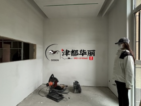 銀川裝修公司|銀川音一辦公室裝修項(xiàng)目現(xiàn)場(chǎng)巡檢